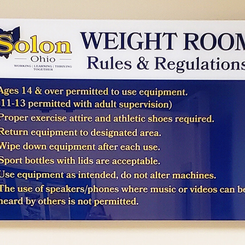 Athletic Signage